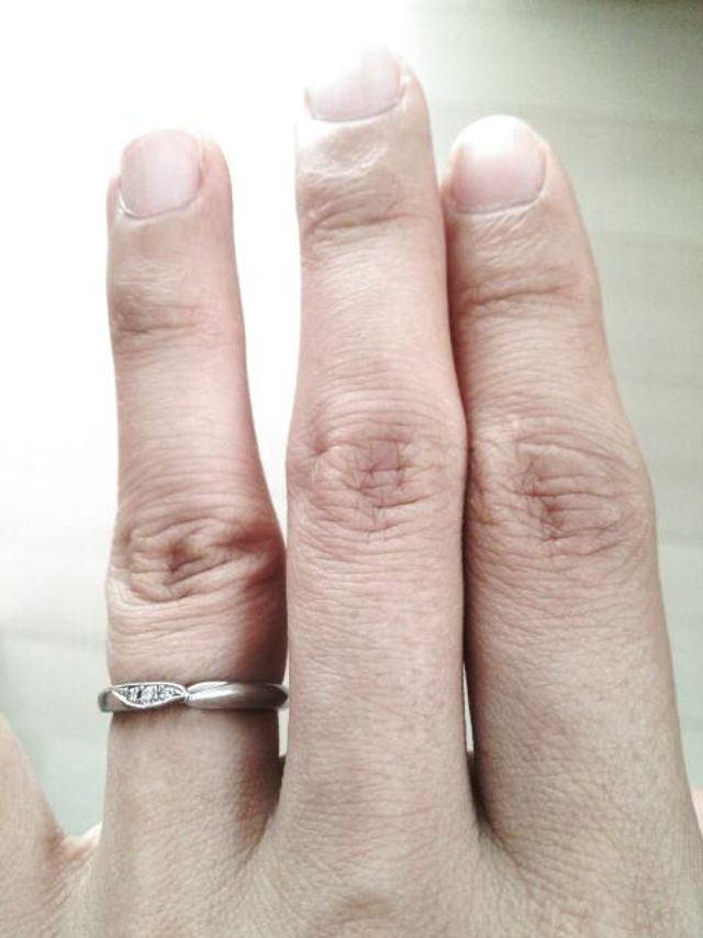 結婚指輪です