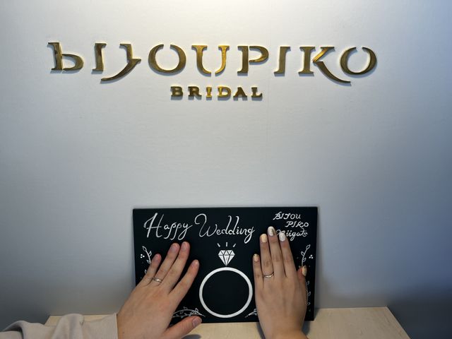 納品の際、店舗のフォトスポットで撮影しました！