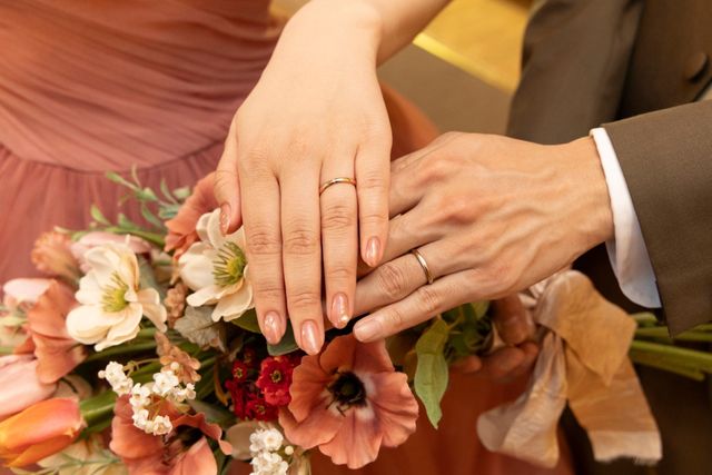 結婚式の日に撮影したものです