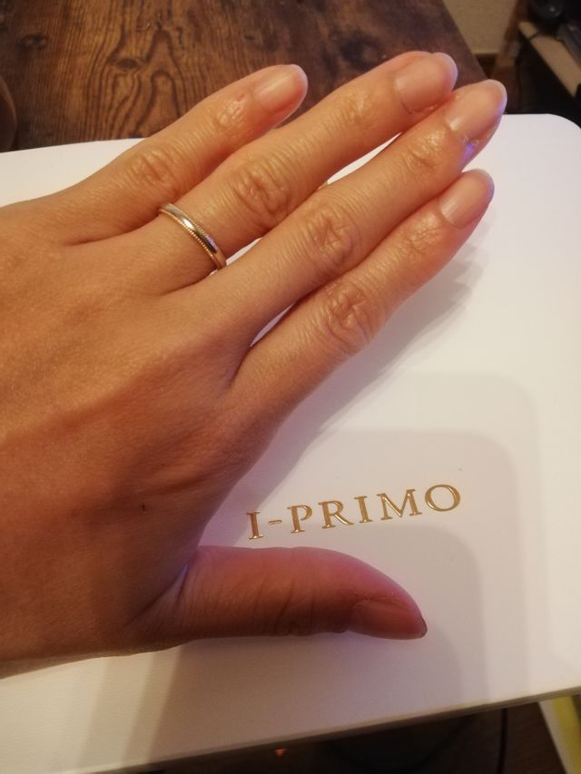 プラチナとピンクゴールドのコンビネーション