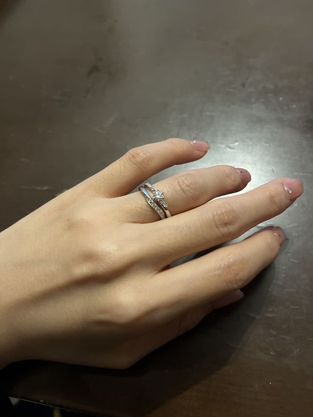 重ね付けしたらこんな感じです。