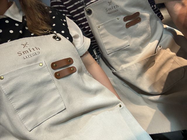 エプロンがとっても可愛かったです。