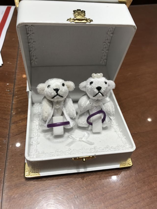 ハンドメイドでお互いの結婚指輪を作り合いました。