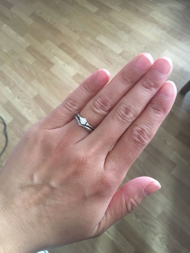 上のリングです