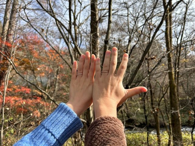 2人で撮影してもらいました