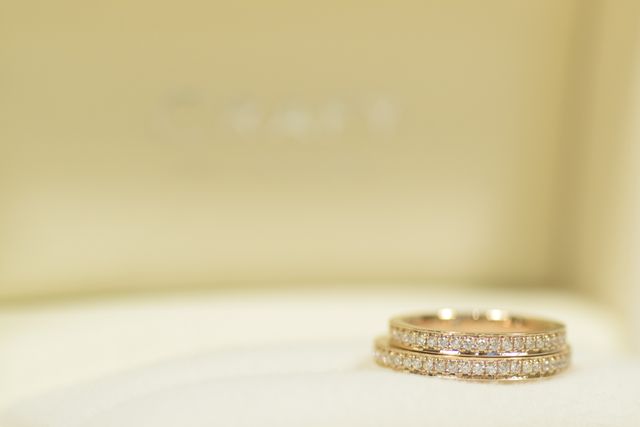 結婚指輪。フルオーダーメイド。