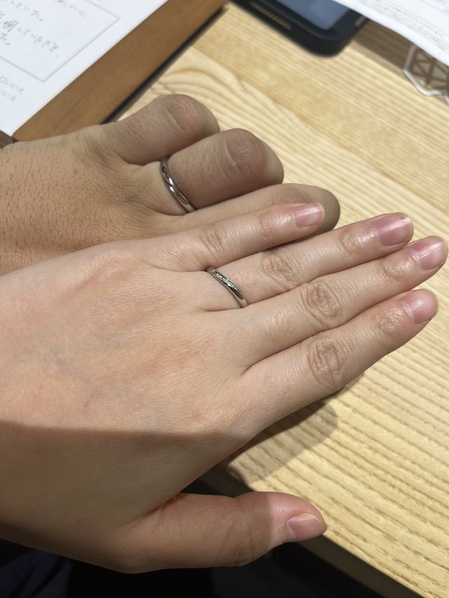 すごく素敵に仕上げてもらい、2人で喜びました！！