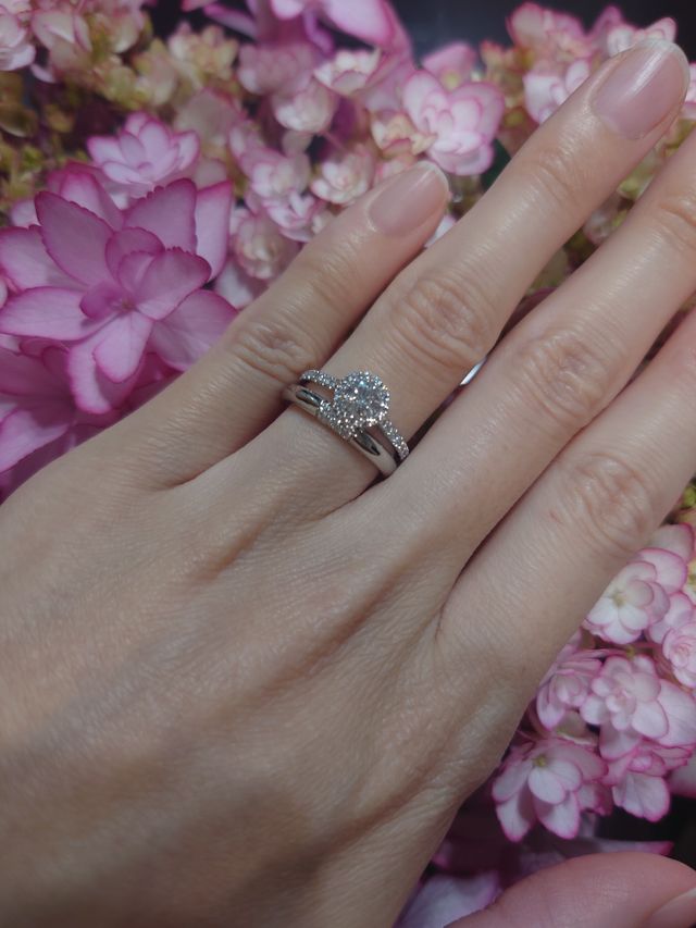 重ね付けも素敵