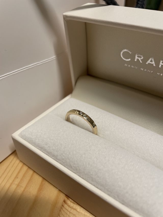 完成した後、箱に入れていただきました。