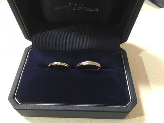 結婚指輪です。