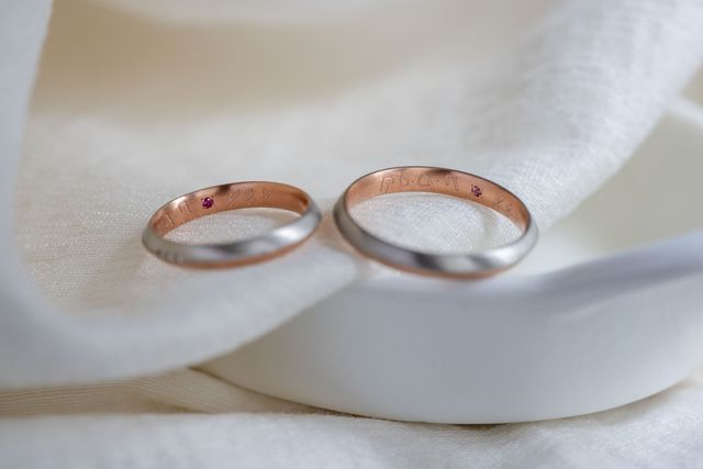 イニシャルも入れていただきました