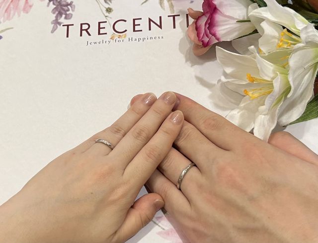 2人ともこれがいい！となった運命の指輪
