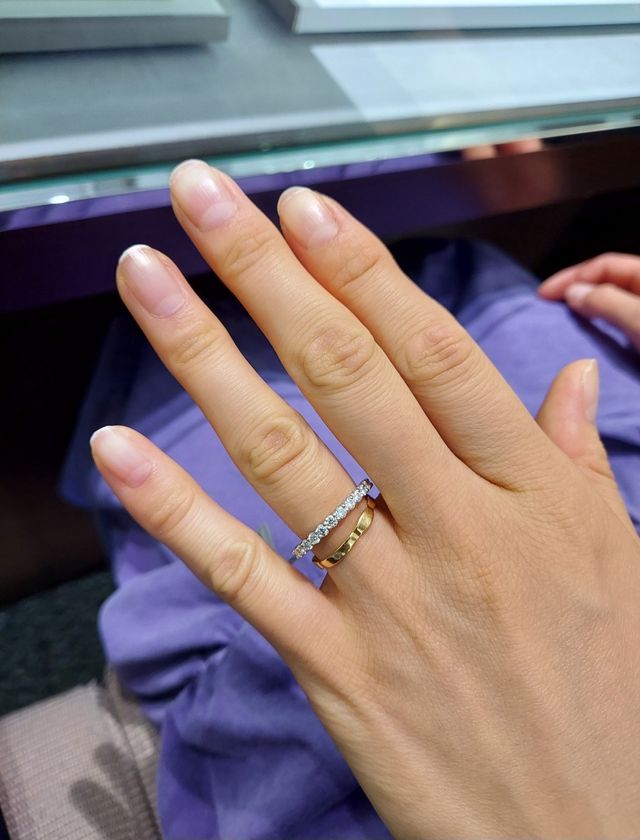 パーソナル診断で似合う指輪を探してもらいました。