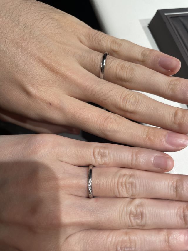 2人で撮った写真です