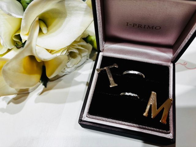 結婚指輪のみで撮影しました。