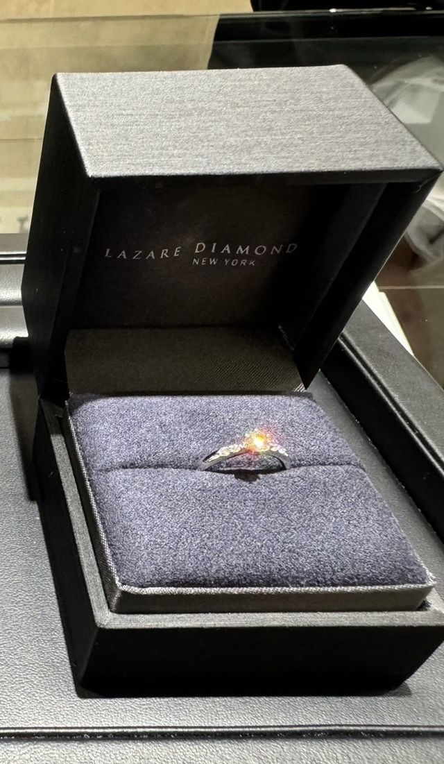 完成後の婚約指輪