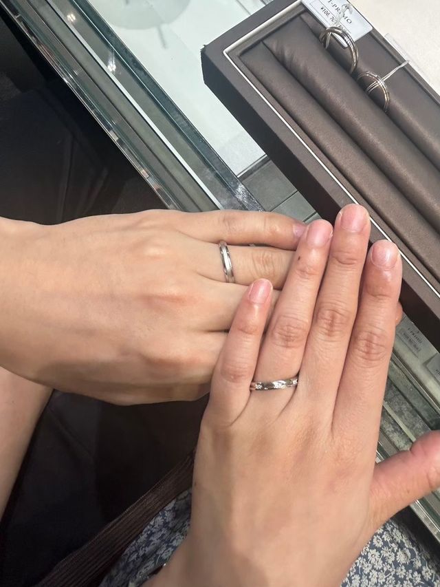 試着して一目惚れしました。