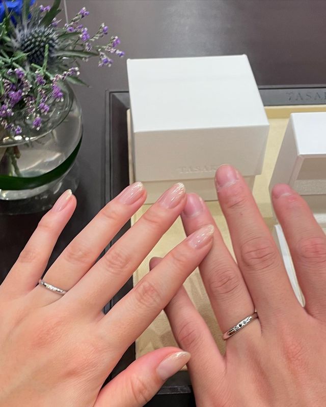 初めて着用した時の写真