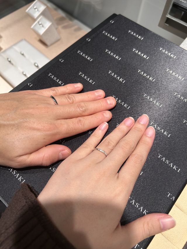 つけてる時の写真です