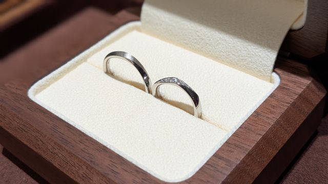 店舗にて受け取り時の写真