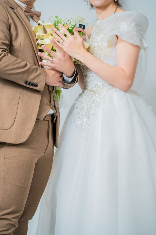 記念にウェディングフォトを撮りました！