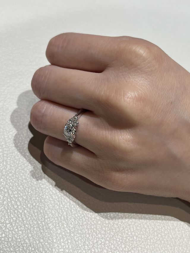 受け取った時に撮っていただいた1枚です！