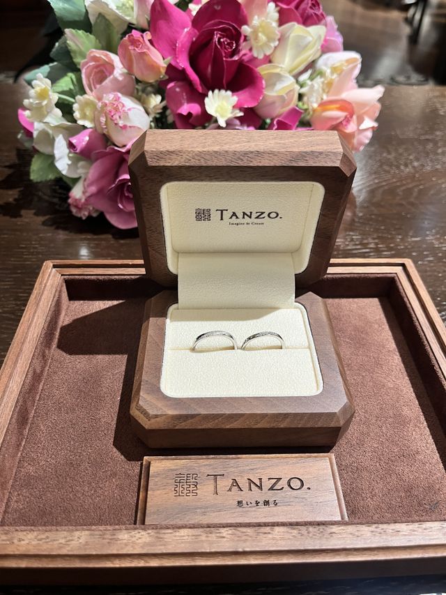 とても素敵な結婚指輪が出来上がりました！