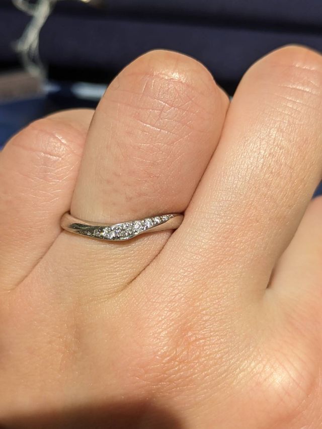 プラチナが見えるデザイン