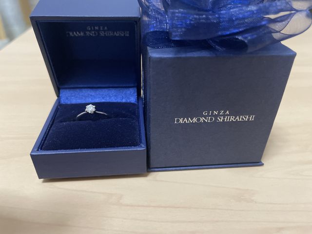 購入したプロポーズリング