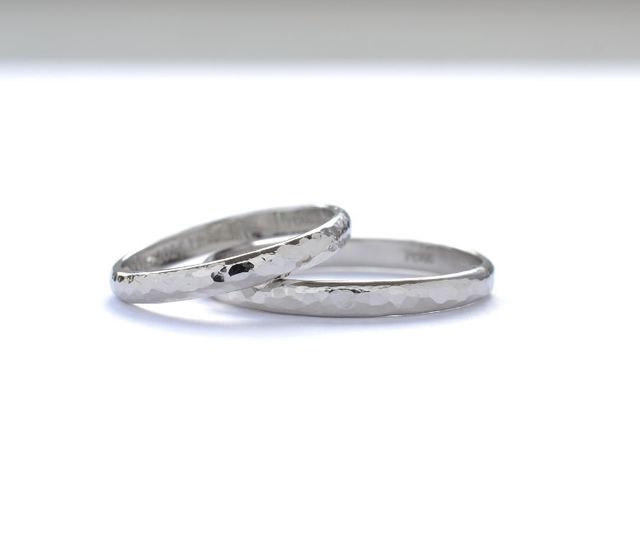 出来上がった指輪の写真もいただけました！