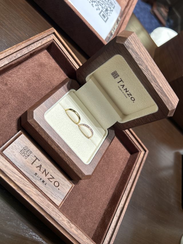 結婚指輪です。