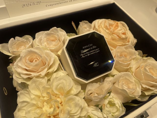 受取時もすごくオシャレにしてくれました！