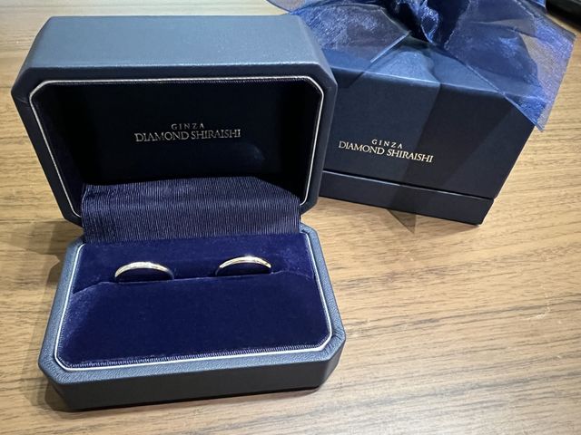 購入した結婚指輪