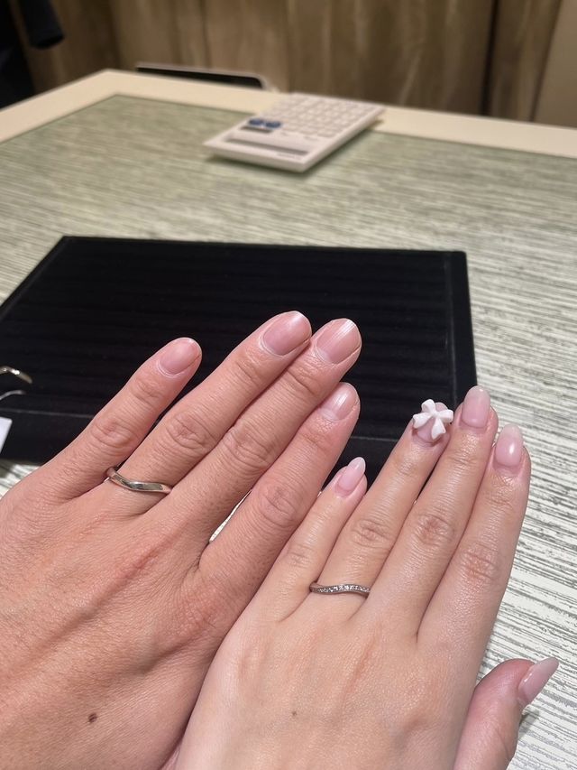 指にフィットするつけ心地でした。