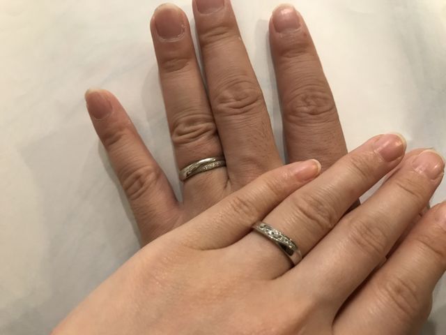 自分達でオリジナルの結婚指輪が作れて良かったです。