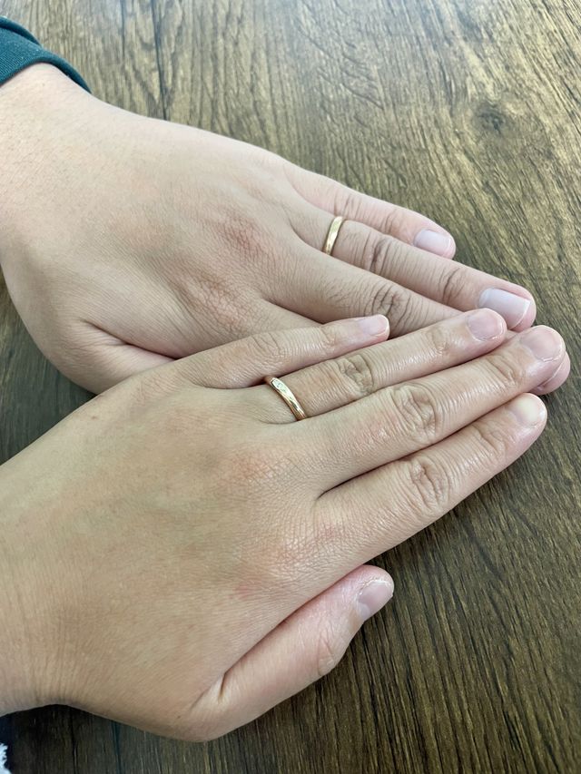 購入当日に夫婦2人で撮りました！！