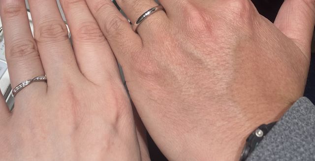 試着時の写真です。