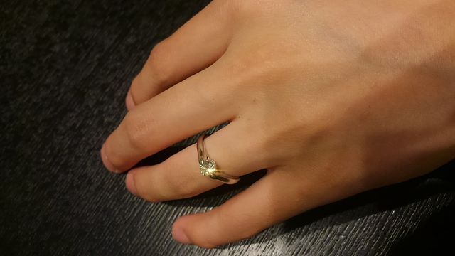 0.5ctのシンプルなダイヤモンド