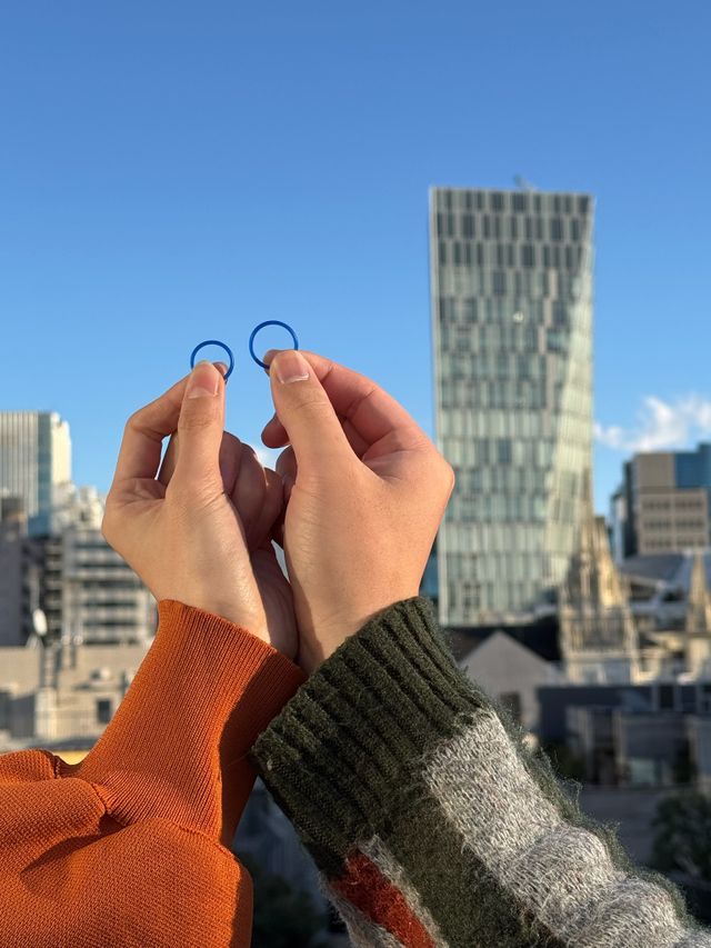 指輪の型。この後職人さんが作成。