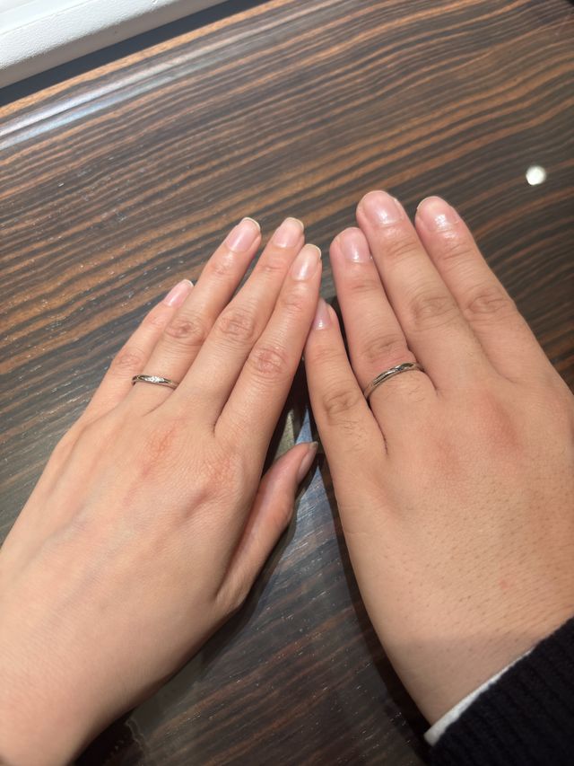 購入時の着用写真です。