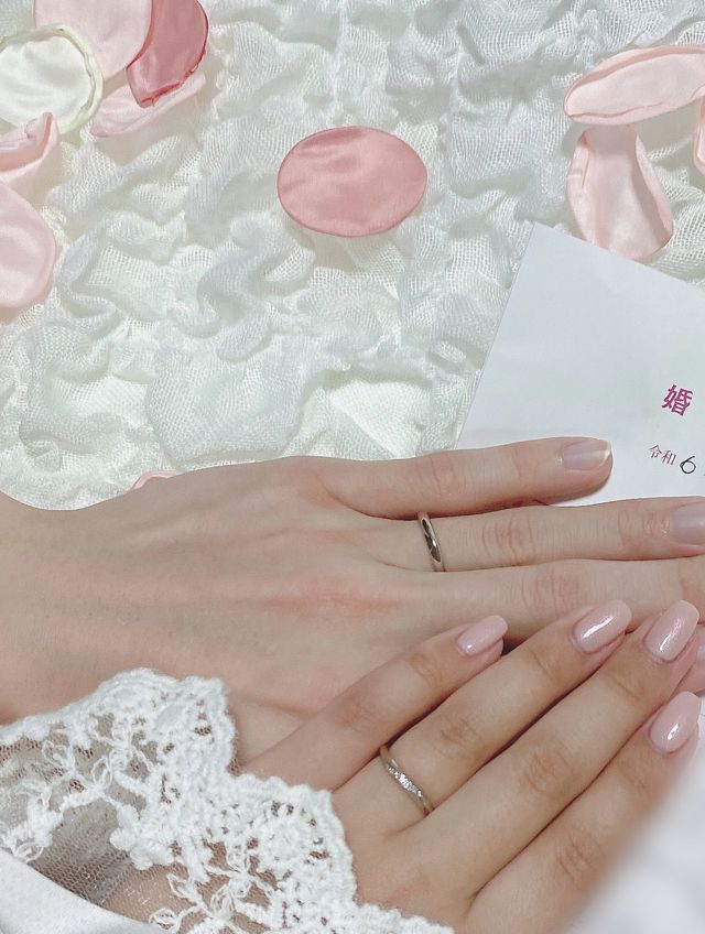 婚姻届と一緒に撮りました