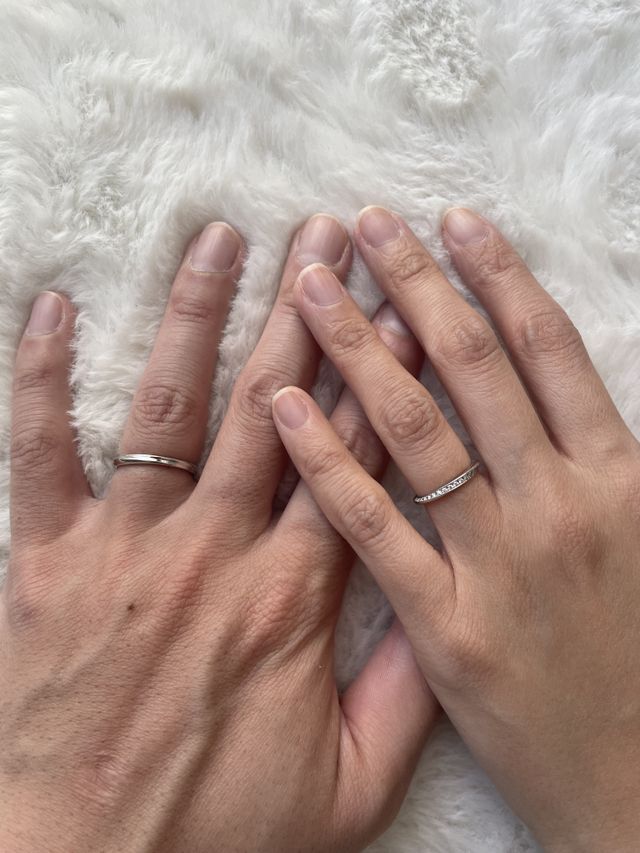 結婚指輪です。