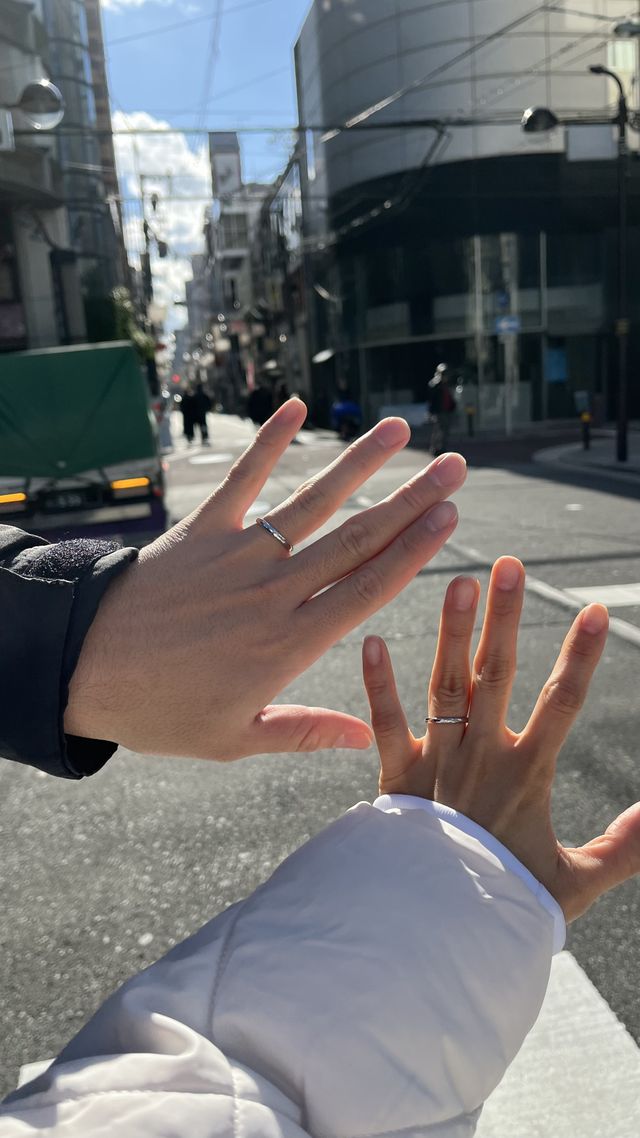 購入してお店を出た直後に嬉しくて撮影しました！