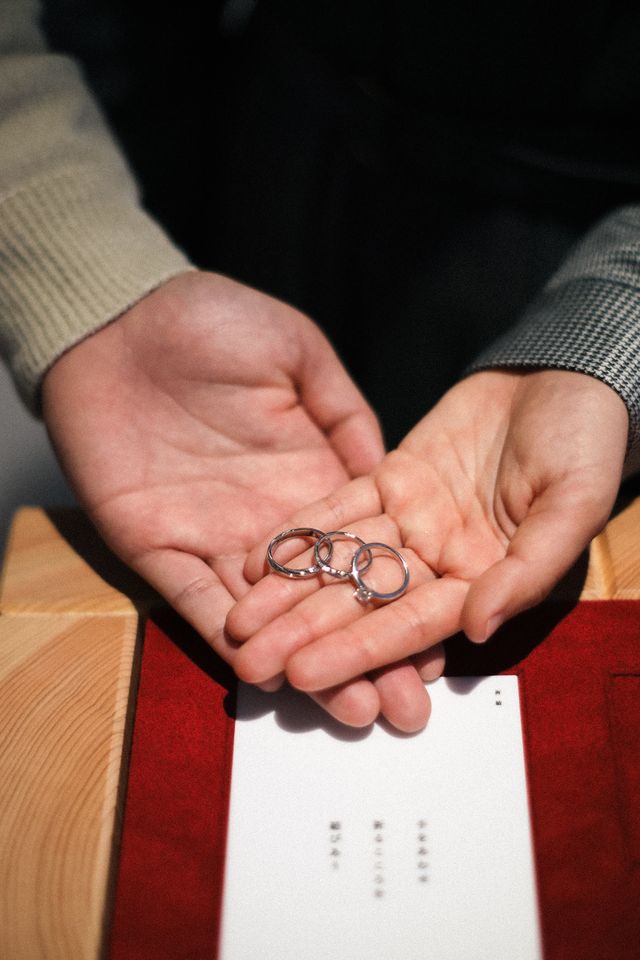 受け渡しの際に担当の方に撮影していただきました。