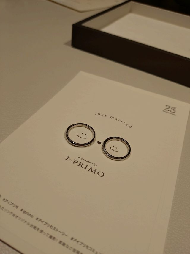 可愛いカードをお店からもらい素敵な写真が撮れました!