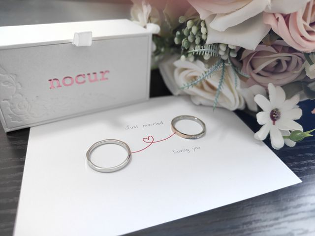 購入時に入っていたリング撮影用のカードで撮影