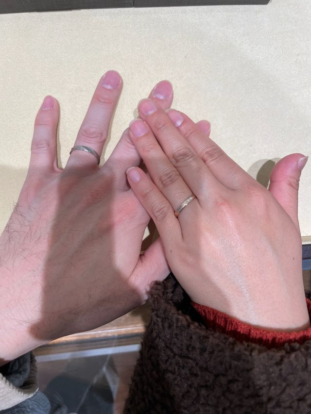 「銀花」ゴールドとプラチナ