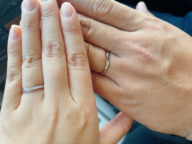 とても可愛いくて一目惚れした結婚指輪です
