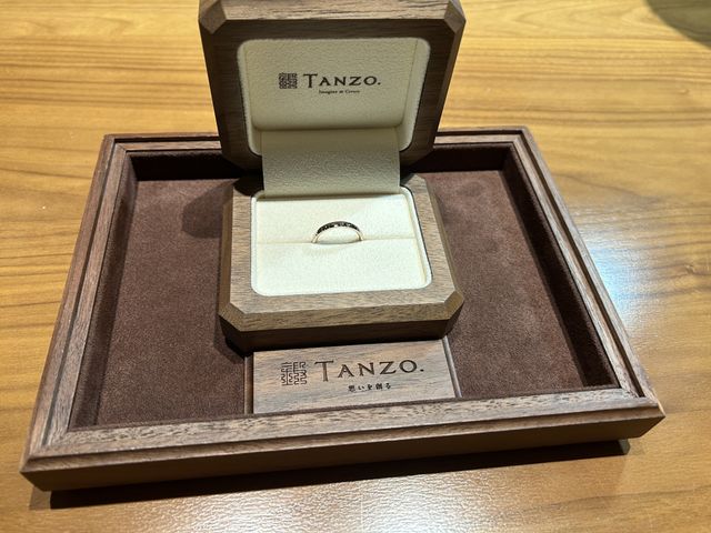 素敵なケースに入れて渡していただきました。