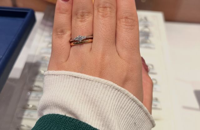 試着時の写真です